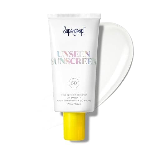 Unseen Sunscreen - SPF 50 - Clear & Invisible Face Sunscreen + Broad Spectrum + Makeup-Gripping Primer - Image 1