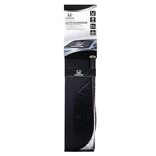 Plasticolor 003939W01 Honda Black Matte Accordion Sunshade White Logo 26.75 inches Tall x 57 inches Wide thumbnail 2
