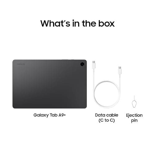 Samsung Galaxy Tab A9+ Tablet 11” 64GB Android Tablet, Big Screen, Quad Speakers, Upgraded Chipset, Multi Window Display, Slim, Light, Durable Design, US Version, 2024, Graphite thumbnail 9