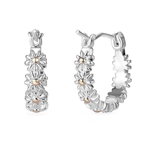 Philip Jones Daisy Hoop Earrings - Image 1