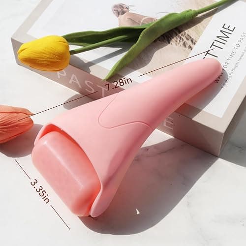 huefull Ice Roller for Face Women, Skin Care Set & Ice Face Roller，Self Care Gifts for Women,Reduces Puffiness and Wrinkle, Facial Massager Tool & Spa Pink Gifts thumbnail 8