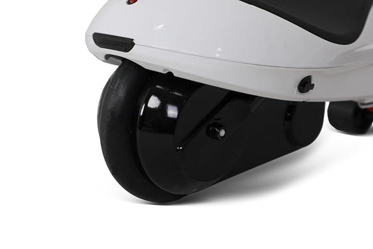 Rollplay Nighthawk NexGen Kids Electric Ride-On, 24V, White | Rollplay Nighthawk NexGen 24V electric ride-on for kids ages 6+, 6.5 MPH, white, rechargeable battery thumbnail 8