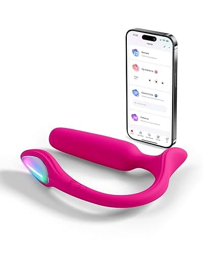 LOVENSE Lush Anal Vibrating Butt Plug Sex Toys, App Controlled Vibrator with LED Light, Small Anal Plug Adult Sex Toys & Games for Men Women Couples, Beginners-Friendly, Waterproof, Rose - Image 1