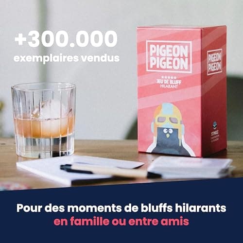 ATM Gaming Pigeon Pigeon - Jeu de Société Ambiance, Bluff, créativité, soirée - de 2 à 10 Joueurs - Jeu fabriqué en Europe thumbnail 8