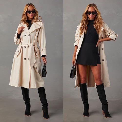 MeiLuSi Womens Knee High Boots Pointed Toe Suede Boots Chunky Heel Faux Slouchy Shoes Tall Fall 2025 Side Zipper thumbnail 2