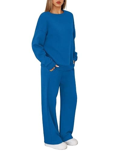 XIEERDUO Sweatsuits Women 2 Piece Outfit Matching Lounge Sets Fall Outfits 2025 Fashion Clothing Crewneck Track Suits thumbnail 3