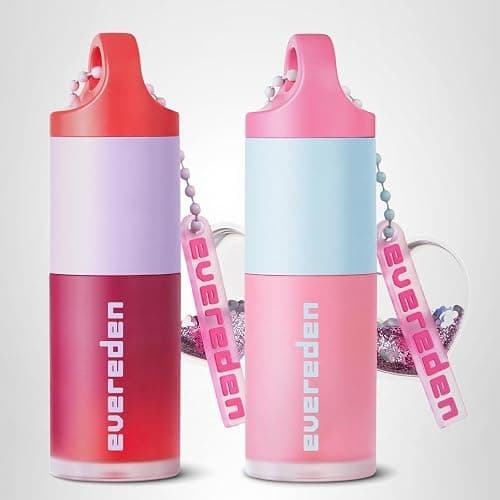Evereden Kids Tinted Non Toxic Lip Gloss Kit: Ruby Red & Sakura Pink - Non Toxic Makeup Kit for Girls - Vegan Makeup for Kids - Hydrating Lip Gloss with Sunflower, Avocado & Grapeseed Oils thumbnail 10