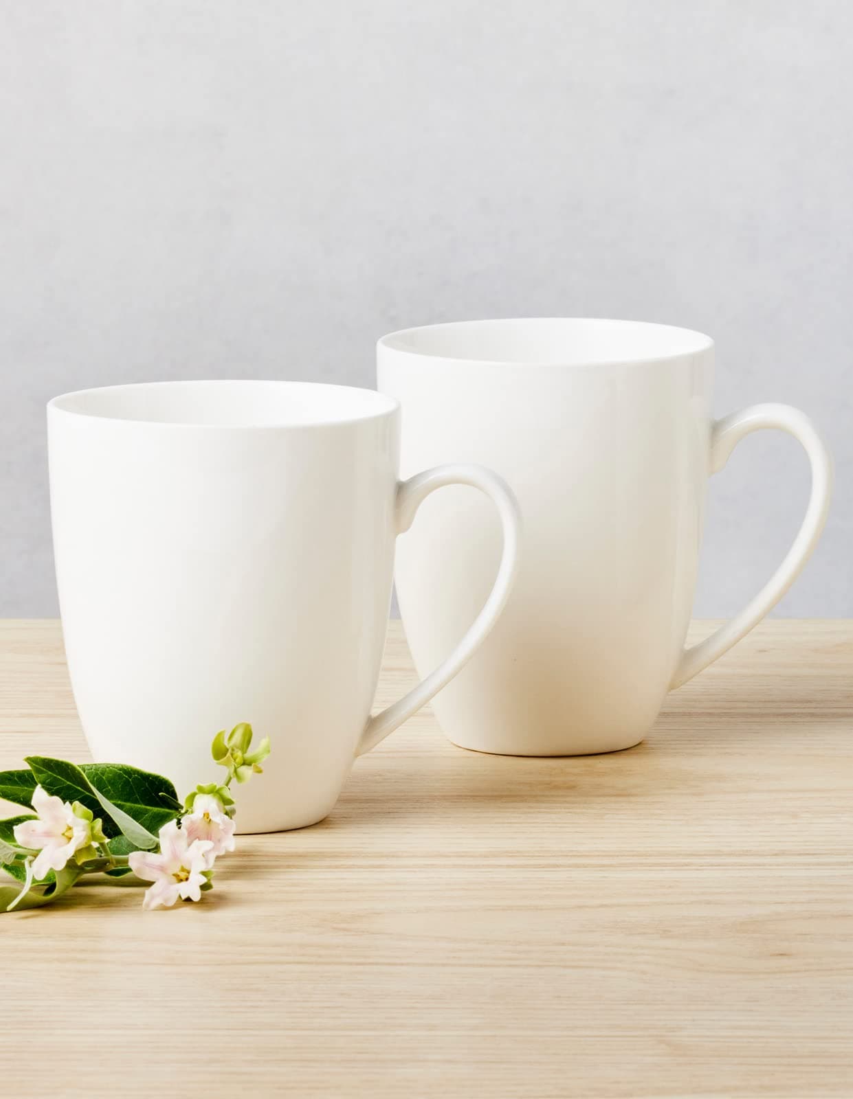 Maxwell & Williams White Basics Diamonds Coupe Mug 420ML Porcelain Set of 4 Gift Boxed thumbnail 4