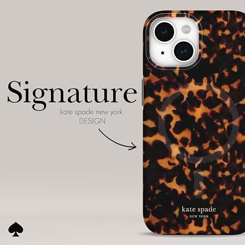 kate spade new york iPhone 15 Case / 14 / 13, Compatible with MagSafe - Tortoiseshell thumbnail 4