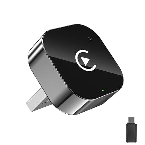 Wireless Carplay Adapter & Android Auto 2025 Upgrade Wired CarPlay to Wireless,2-in-1 Mini USB Design with Fast Stable Connection Car Play for Apple iOS 10+, Android 11+ Version - Image 1