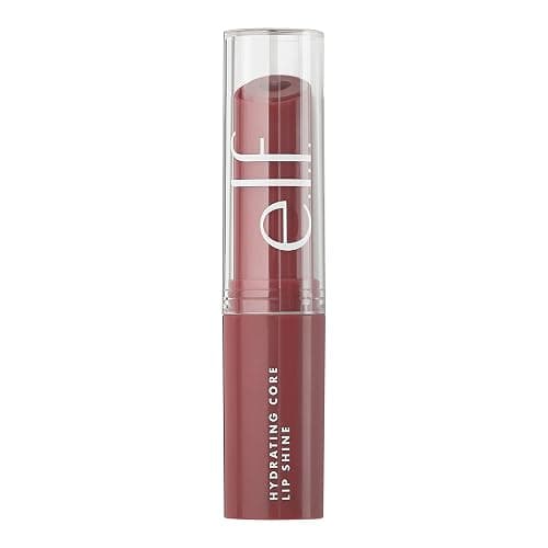 e.l.f. Hydrating Core Lip Shine with Shea Butter & Vitamin E, Tinted Lip Balm for A Smooth, Glossy Finish & Long-Lasting Moisture, Happy Dusty Rose thumbnail 5