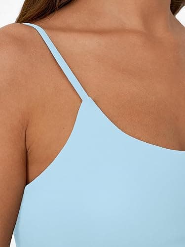 Trendy Queen Double Lined Tops for Women Adjustable Camisole Summer Teens Cute Going Out Spaghetti Strap Crop Tank Tops thumbnail 5