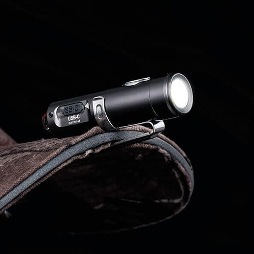 RovyVon A3 Gen 4 Keychain Flashlight- Super Bright 650 Lumens, USB C Rechargeable EDC Flashlight Water-Resistant, Lightweight- Ideal for Everyday Carry, Camping, Hiking, Emergency (Gun Grey) thumbnail 5