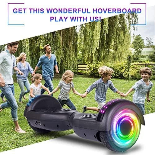 SISIGAD Scooters for Kids Ages 7-12, with Built-in Bluetooth Speaker and 6.5" Colorful Lights Wheels, Safety Certified Self Balancing Scooter thumbnail 6