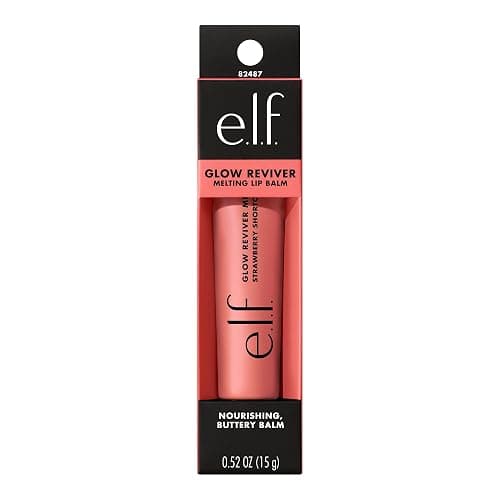 e.l.f. Glow Reviver Melting Lip Balm, Hydrating Tinted Lip Balm For A Glossy Finish & Soft, Supple Lips, Vegan & Cruelty-Free, Strawberry Shortcake thumbnail 9