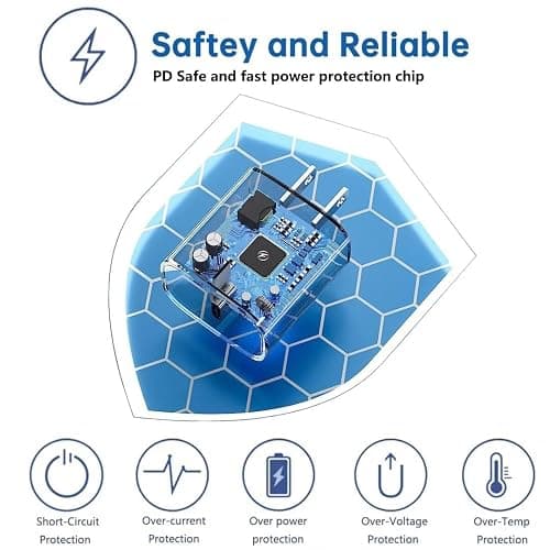 2 Pack 6 Ft iPhone Fast Charger thumbnail 3