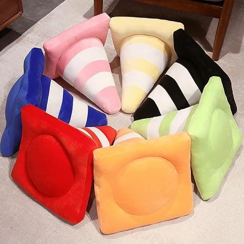 WAIUYIA Road Cone Plush Pillow - 3D Simulated Cone - Shaped, Fun & Creative, Traffic - Safety - Inspired Roadblock, Ideal for Racing Room, Car & Home Decor, Great for Reading & Napping (Orange) thumbnail 6
