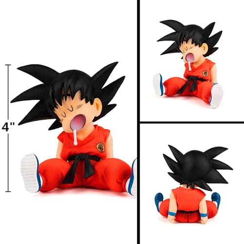KELAKE GK Goku Action Figure Statue Figurine DBZ Action Figure Super Saiyan Birthday Gifts PVC 4 Inch thumbnail 3