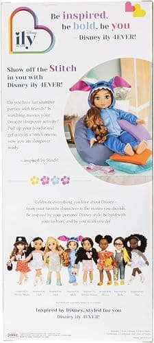Disney Store 18" Stitch Inspired Fashion Doll with Accessories, Toothbrush, Toy Toothpaste and Shoes - Disney Dolls for Girls 6 Years +, Strawberry Blonde Doll thumbnail 8