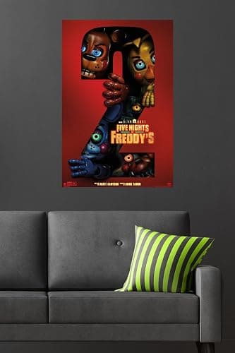 Five Nights at Freddy's Movie 2 (2025) - Withered One Sheet Wall Poster, 34L" x 22.4W", Unframed Version thumbnail 4