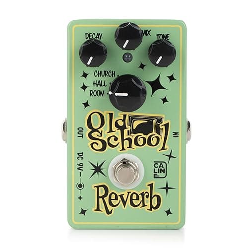 Caline CP-512 Old School Digital Reverb Guitar Effects Pedal (Room, Hall, Church) Aluminum Alloy Casing - Image 1