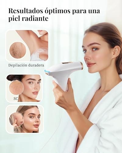 Haarlosy Depiladora Láser IPL Sin Dolor,Depiladora de Luz Pulsada 3 Funciones Avanzadas, Depilacion Laser 9 Niveles de Energía para Mujeres y Hombres, Ideal para Rostro, Bikini y Cuerpo GLY01 thumbnail 4