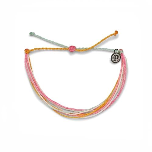 Pura Vida Original Bracelet - Adjustable Band, 100% Waterproof - Plated Brand Charm - Image 1