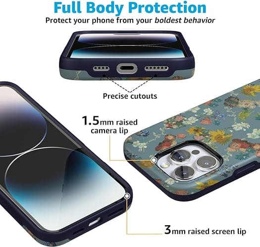 Casely iPhone 16 Pro Max Case | Vincent's Flowers | Van Gogh Museum | Bold Protective Case Design | Compatible with MagSafe thumbnail 6