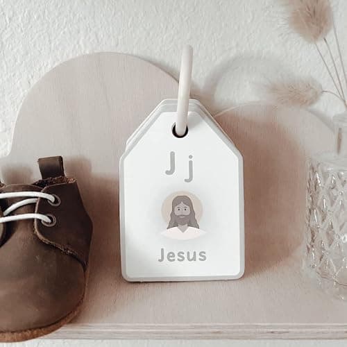 Good Ground Bible ABC Flash Cards Preschool Sunday School Toys Christian Homeschool Alphabet Ring Cards Toddler ABC Phonic Letters & Words thumbnail 6