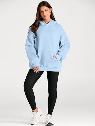 Trendy Queen Womens Oversized Hoodies Pullover Sweatshirts Casual Fall Clothes thumbnail 5