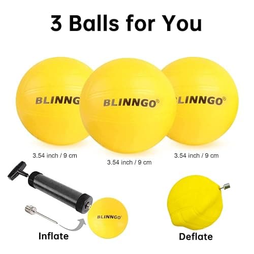 Roundnet Game Set with Balls and Patented Net, Lawn, Beach, Backyard Outdoor Game for Adults and Family thumbnail 5