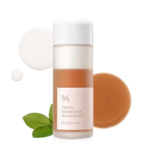 Dr.Ceuracle Vegan Kombucha Tea Essence - Hydrating Milky Toner with Kombucha Tea Extract, Centella Asiatica, Ceramide, Korean Skincare Essence (150 ml / 5.07 fl. oz.) - Image 1