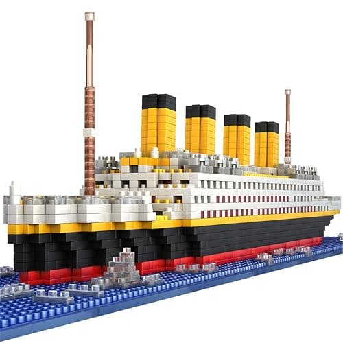 Titanic Model Building Blocks Micro Mini Bricks 3D Puzzle Set Educational Toys - Image 1