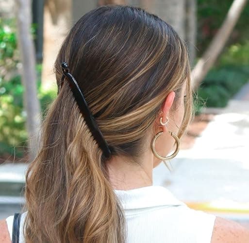 Camila Paris CP2 French Large Banana Clip Hair Comb, Classic Banana Clips Hair for Thick Hair Ponytail Holder Interlocking Styling Clip for Women Made in France thumbnail 8