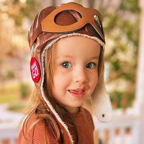 Danny Go! Official Danny Aviator Hat - Warm Costume Cap with Earmuffs for Kids Toddlers thumbnail 4