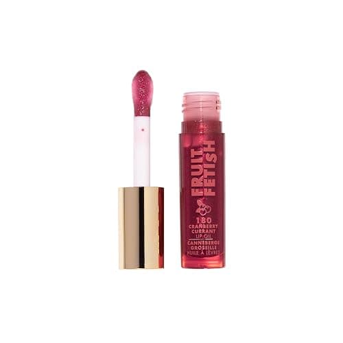 Milani Fruit Fetish Lip Oil, Tinted Lip Gloss & Hydrating Lip Oil Treatment, Moisturizing Non Sticky Clear Shine, High Shine Lip Balm for Dry Lips with Vitamin E, Cranberry Currant, 0.14 oz thumbnail 2