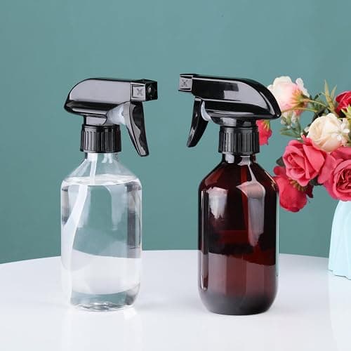KREMORV Spray Bottles 10oz/300ml Plastic Spray Bottle Empty Refillable Container with Adjustable Head Sprayer, Mist/Stream Water Bottle for Cleaning Products, Plants, Pet Training, Hairstyling thumbnail 2