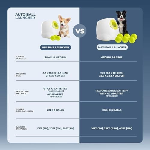 ALL FOR PAWS Automatic Dog Ball Launcher for Medium to Large Dogs, Interactive Tennis Ball Thrower, Rechargeable Dog Toy Mental Stimulation Training Game for Energetic Dogs thumbnail 8