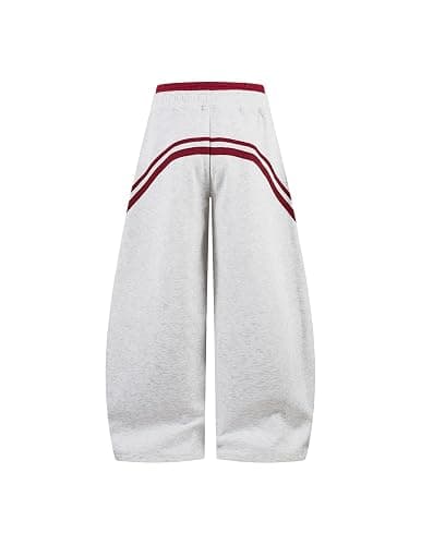 Aelfric Eden Stripes Baggy Barrel Sweatpants Elastic Double Waist Wide Leg Pants Women Men Casual Y2K Unisex Lounge Trouser thumbnail 2