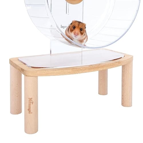 Niteangel Anti-Slide Hamster Wheel Platform: Medium Size & Elevates Height | Brand-Specific Compatibility: Designed exclusively for Niteangel Series Hamster Wheels and does not fit other brand wheels thumbnail 9