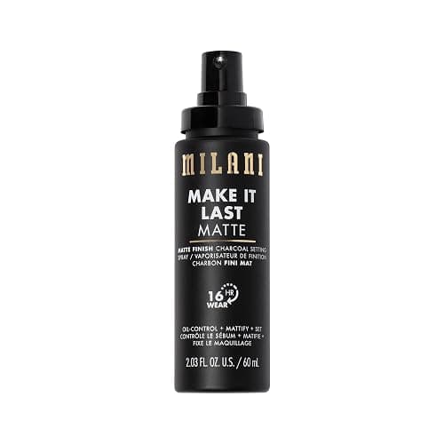 Milani Setting Spray + Primer, Make It Last Matte- Oil Absorbing Charcoal Formula to Control Shine, Matte Finish Setting Spray for Makeup and Primer for Oily Skin, Prime +Correct + Set, 2.03 Fl. Oz thumbnail 7