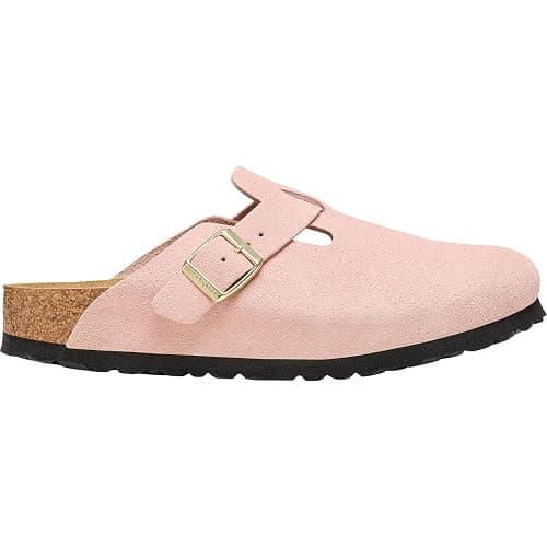 BIRKENSTOCK Women's Boston BS Slippers, Light Rose, 40 EU - Image 1