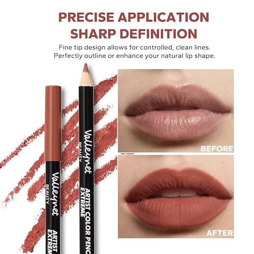 BestLand 12-Color Lip Liner Set – Matte Lip Pencils for Ombre & Gradient Lips, Long-Lasting, Smudge-Proof, Hydrating Lip Liner Kit for Korean Makeup, Nude, Berry & Brown Shades thumbnail 2