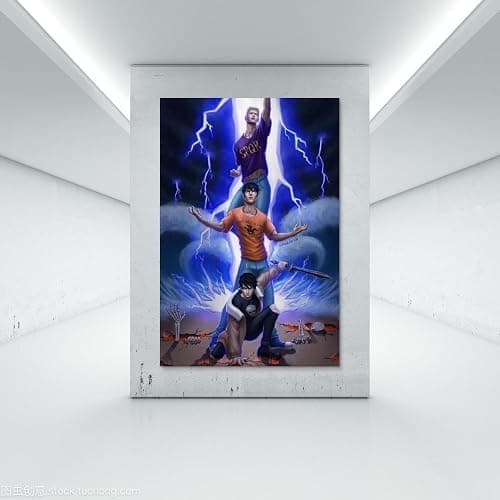 Room Aesthetics And Decor Anime Percy Jackson Grace Nico Di Angelo Art Poster Decorative Painting Wall Art Deco Posters Canvas Printing Canvas Poster Room Aesthetic Decorative Wall Art Print Family B thumbnail 7