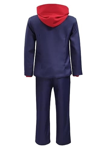 DAZCOS Anime Men Adults Cosplay Costume Campus Uniform Hooded Coat Pants Outfits Full Set for Halloween Christmas Partys thumbnail 9