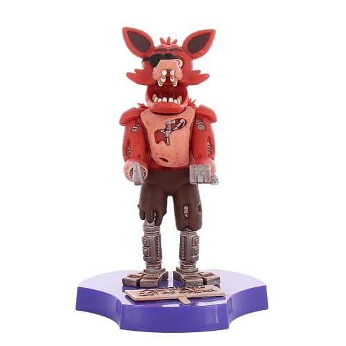 Cableguys Minis Five Nights at Freddy's Foxy Phone Stand & Earbuds Holder - Novelty Phone Stand for Desk Decor and Bedside Accessories, In Ear Headphone Holder for Smartphone & Small Devices - Image 1