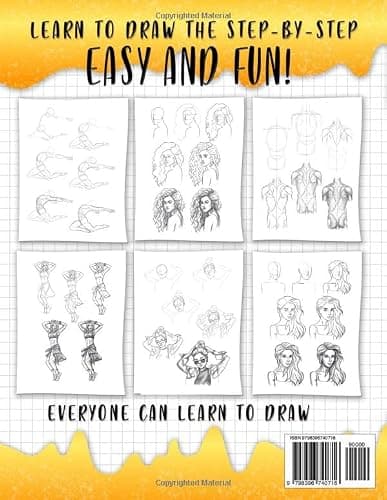 How to Draw Coolest Things People (Faces, Human Figures, Poses): A Step-by-Step Guide to Sketching Faces, Human Figures, and Dynamic Poses thumbnail 2