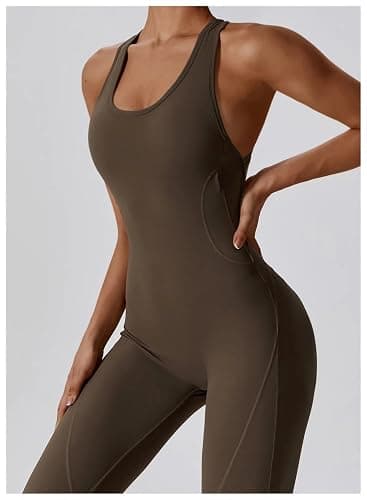 Combinaison de yoga KM - Combinaison de fitness - Vêtements de sport pour femme - Tenue de sport push-up thumbnail 3