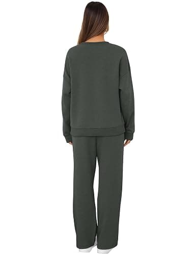 XIEERDUO Sweatsuits Women 2 Piece Outfit Matching Lounge Sets Fall Outfits 2025 Fashion Clothing Crewneck Track Suits thumbnail 5