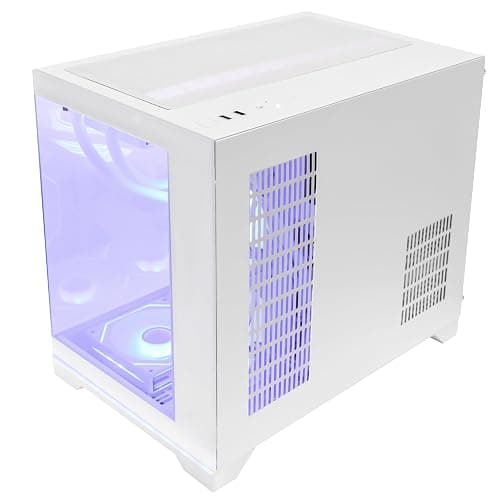 HELLOLAND Ocean Park Gaming PC Desktop -AMD Ryzen 5 9600X 6-Core 3.9GHz -GeForce RTX 5060 8GB -32GB DDR5 RAM -1TB PCIe SSD -850W PSU -360mm AIO & APP RGB Fan Control -WiFi & BT -Windows 11 -White thumbnail 8